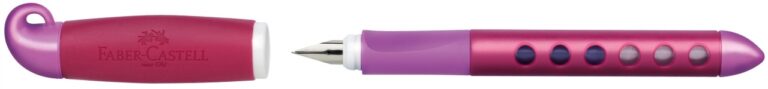 Plunksnakotis Faber-Castell Scribolino, dešiniarankiams, rožinės spalvos korpusas