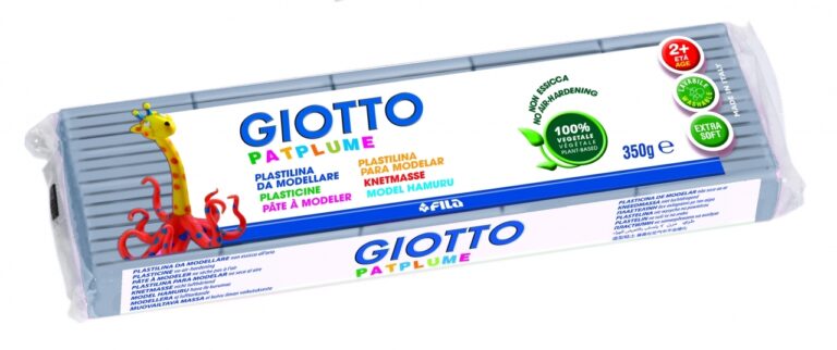 Plastilinas Fila Giotto Patplume, 350g, pilkos spalvos