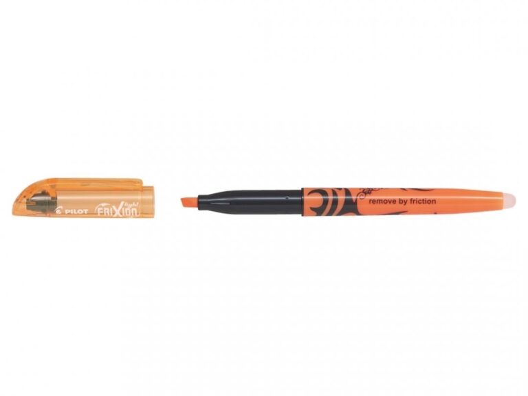 Teksto žymeklis Pilot Frixion Light, kirstu galiuku, su trintuku, oranžinės spalvos