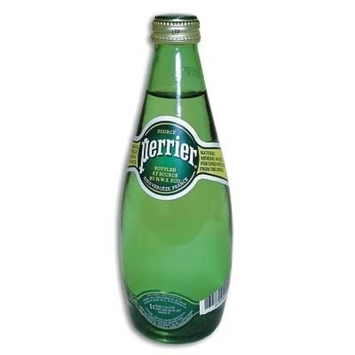 Natūralus mineralinis vanduo Perrier, gazuotas, stikliniame buteliuke, 0.33l (D)