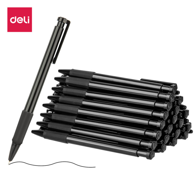 Tušinukas DELI 6546S 0.7 mm, juodos spalvos