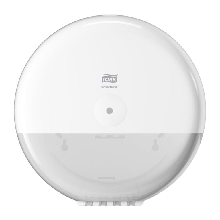 Laikiklis tualetiniam popieriui Tork Smart One T8 (680000), baltos spalvos, plastikinis