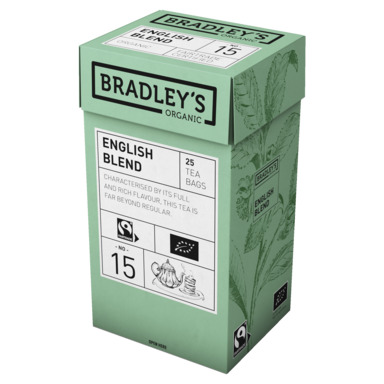 Ekologiška juodoji arbata Bradley´s English Blend, 25 pak, nr. 15