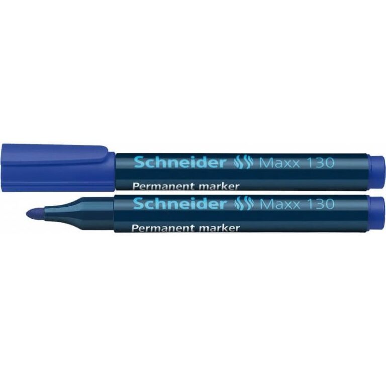 Permanentinis žymeklis Schneider Maxx 130, 1-3mm, apvaliu galiuku, mėlynos spalvos