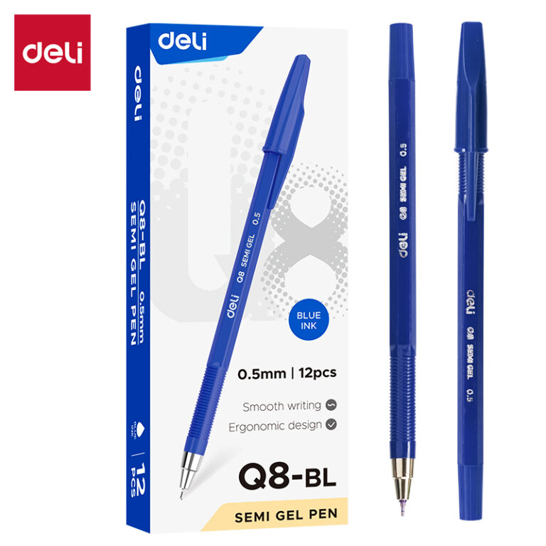 Tušinukas DELI, EQ8, 0.5mm., mėlynos spalvos