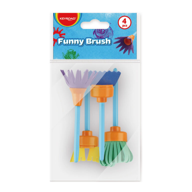 Pintslite komplekt Keyroad Funny Brush 4tk/pk