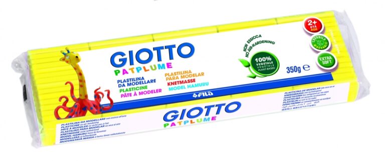Plastilinas Fila Giotto Patplume, 350g, geltonos spalvos