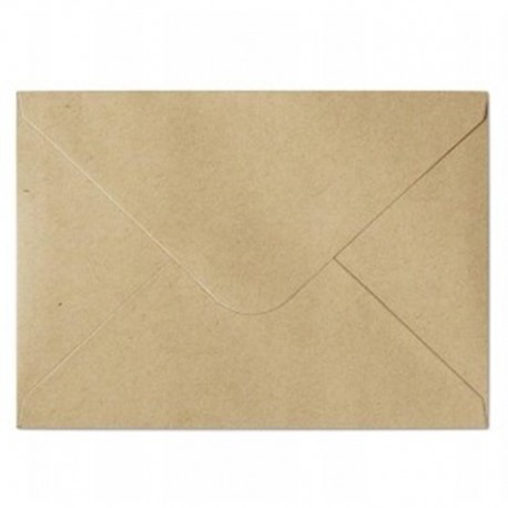 Vokas 70x100mm pastelinės tamsiai smėlio spalvos, 120g/m2, 10vnt