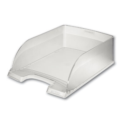 Dokumentų lentynėlė Leitz Plus Jumbo, A4, plastikinė, skaidri
