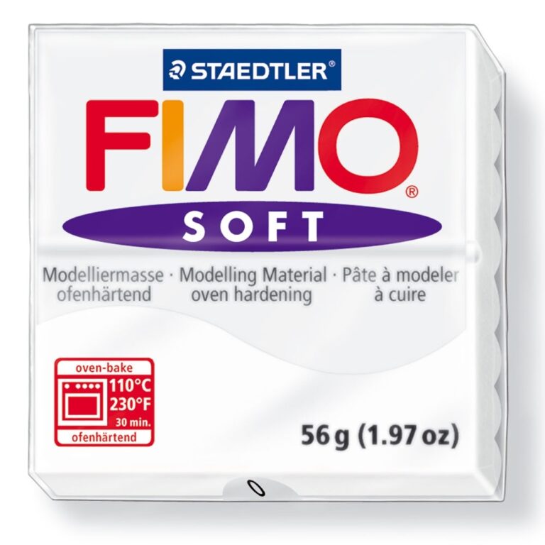 Modelinas Fimo, 56g, baltos spalvos