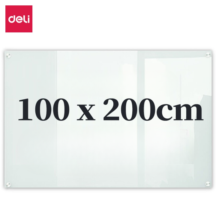 Stiklo lenta Deli 2000×1000 mm balta