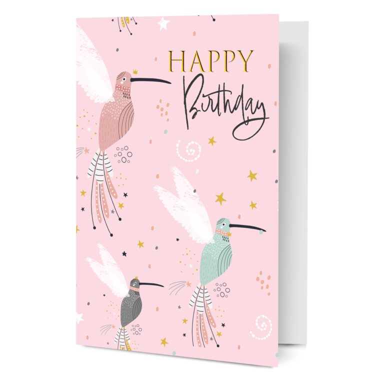 Atvirukas Happy Birthday