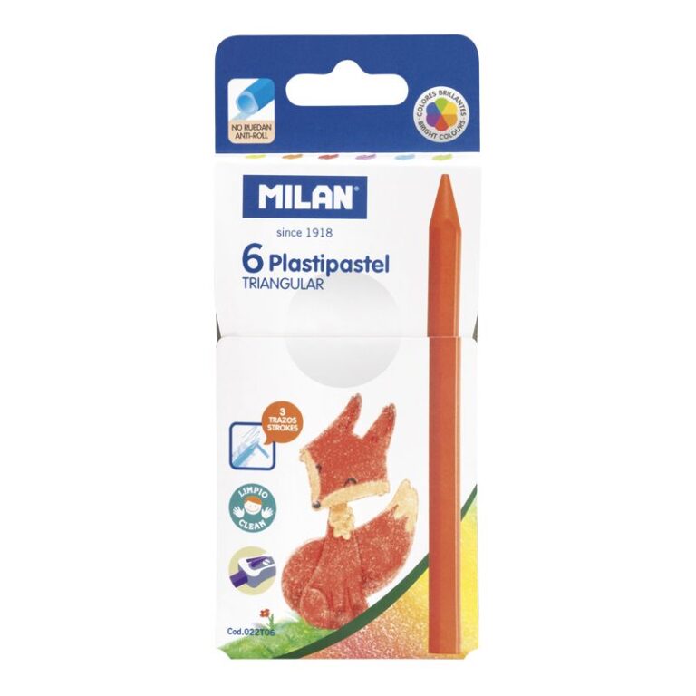 *Vaškinės kreidelės tribriauniai 6sp 022T06 MILAN/30