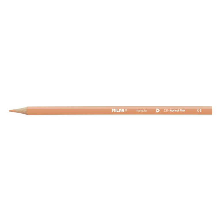 *Pieštukai tribriauniai 1vnt apricot pink 722312212 MILAN/12