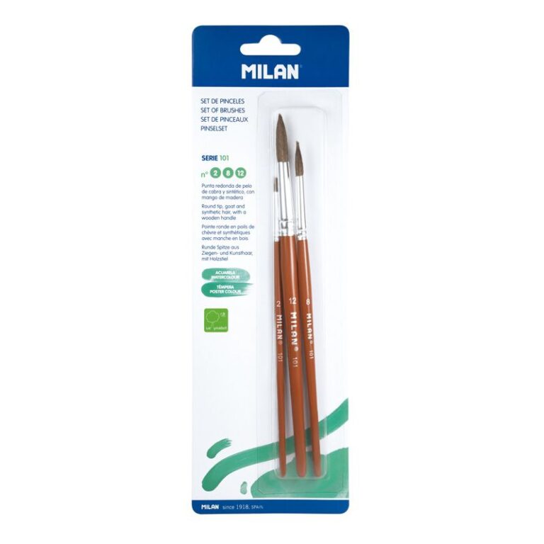 *Teptukų rinkinys 3vnt 101(2;8;12) BWM10459 MILAN/10