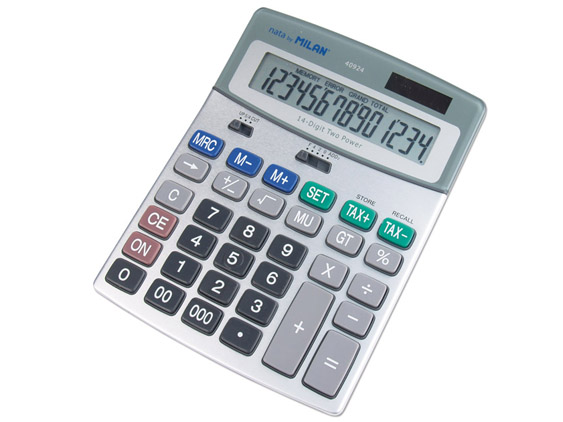 *Skaičiavimo mašinėlė 40924BL MILAN/30
