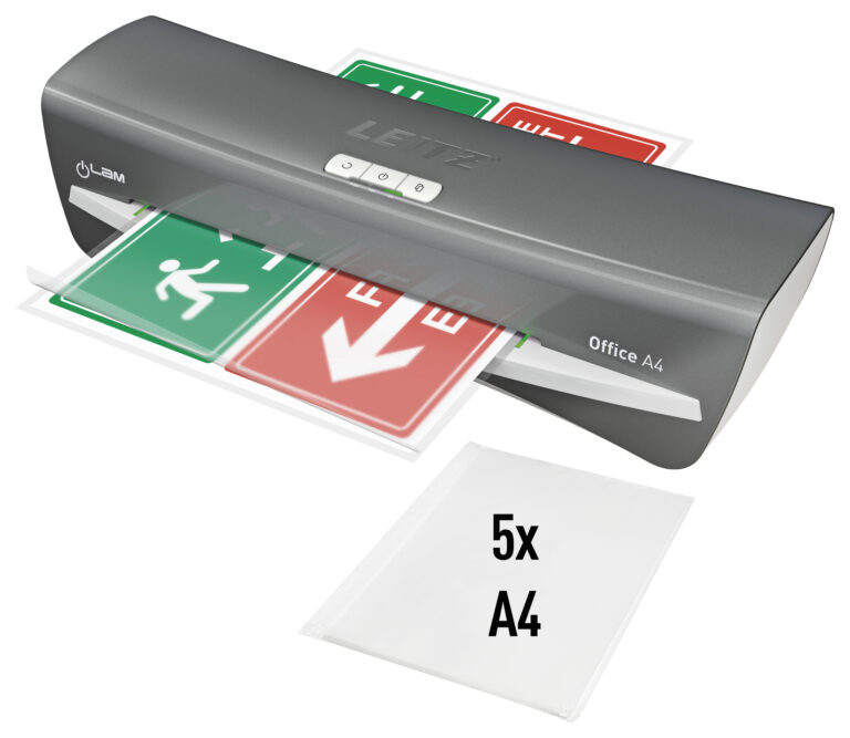 Laminavimo aparatas Leitz iLAM Office, A4, sidabrinės spalvos