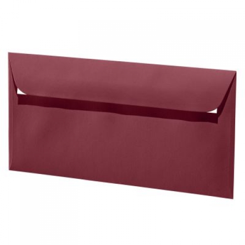Dekoratyvinis vokas Artoz C65, 114x224mm, 100g, bordo spalvos, 1vnt