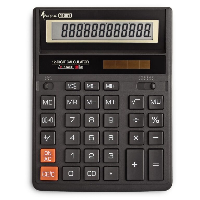 **Skaičiuotuvas Forpus 11001, 12 skaitmenų (P)