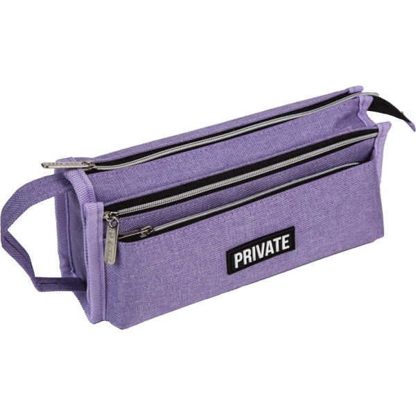 Penalas DeVente, Private, 21x10x7,5cm, alyvinės spalvos