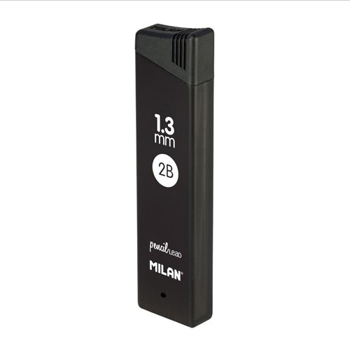 *Šerdelės aut.pieštukui 1.3mm 2B 12vnt 1851071324 MILAN/24