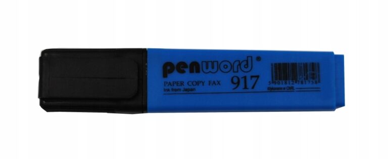 **Teksto žymeklis Penword 917, 1-5mm, kirstu galiuku, mėlynos spalvos