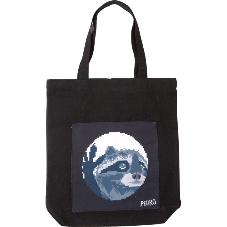 Pirkinių krepšys deVENTE Pedro Raccoon, 34×43,5×8 cm