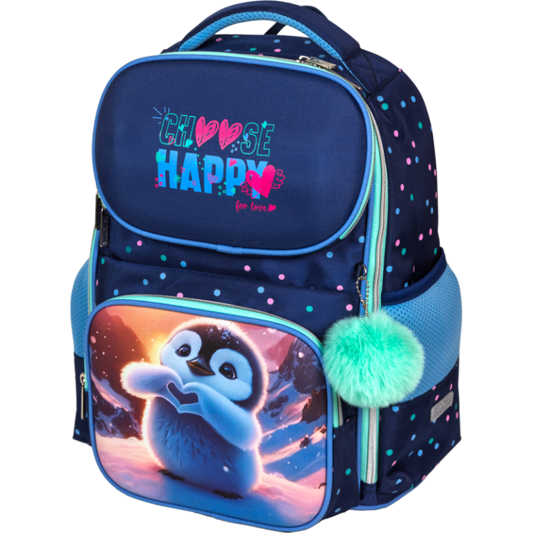 Kuprinė deVENTE Happy Pinguin, 37x28x14 cm, 14 L, 800 g