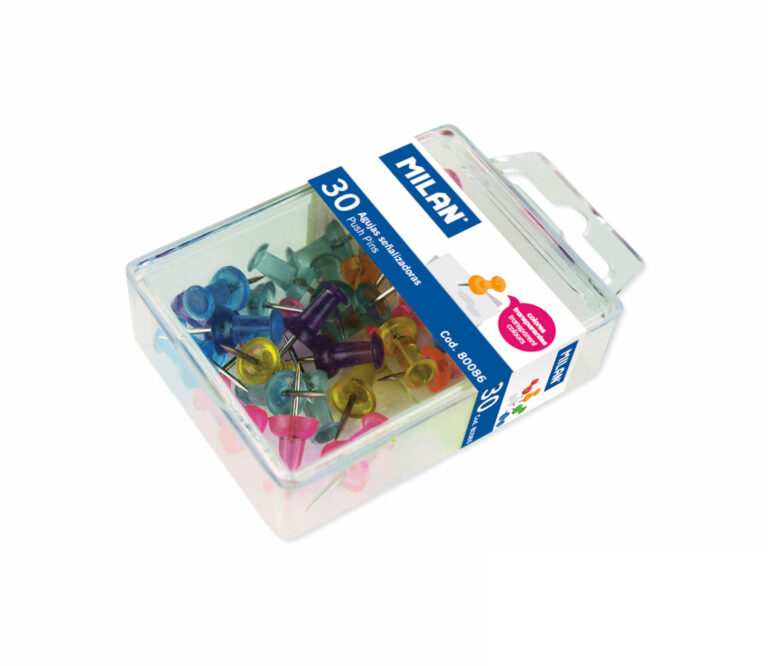 :Smeigtukai 30vnt spalvoti 80086 MILAN/10