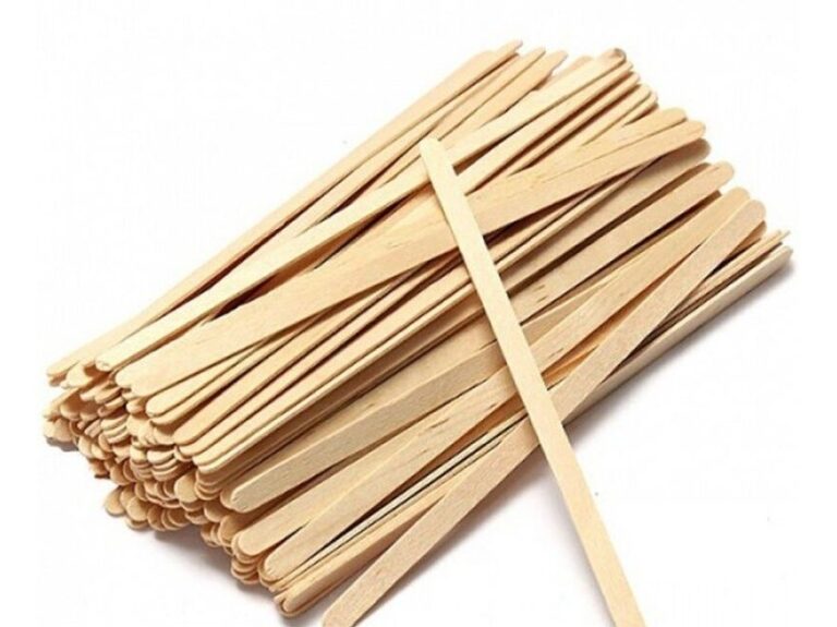 Vienkartiniai maišikliai, mediniai, 14 cm 1000vnt.