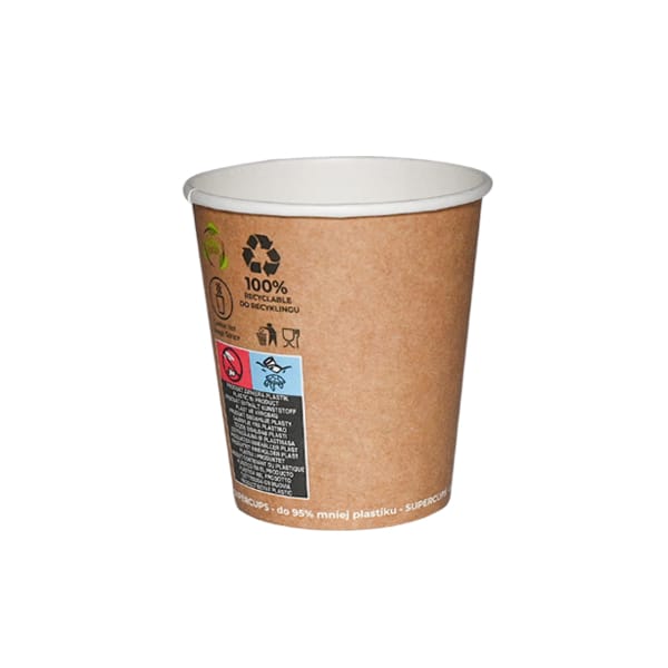 Vienkartiniai popieriniai puodeliai Green Leaf, 200/280ml, 50vnt