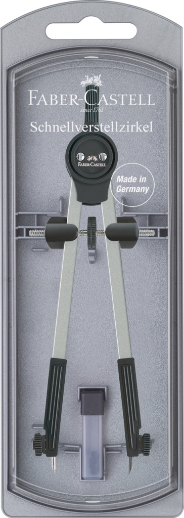 Skriestuvas Faber-Castell Giant springbo, metalinis, dėžutėje