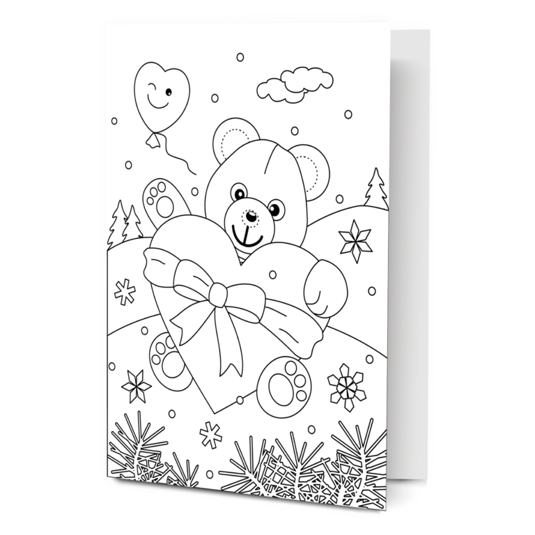 Atvirukas Charlot, spalvinamas lokiukas