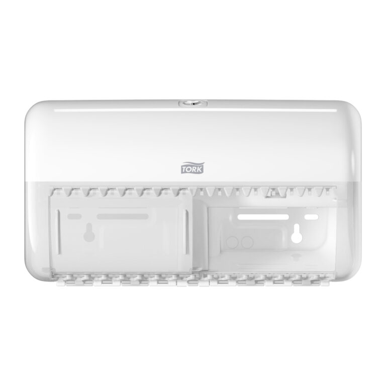 Laikiklis tualetiniam popieriui Tork T4 (557000), baltos spalvos, plastikinis