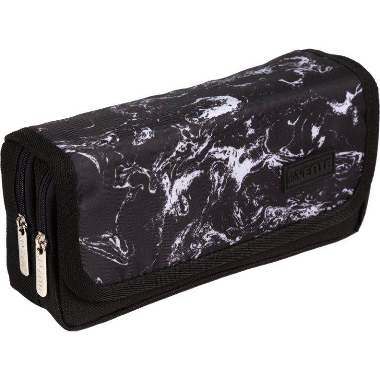 Penalas deVENTE Black Marble, ovalus, 20,5×9,5×7 cm, juodos spalvos