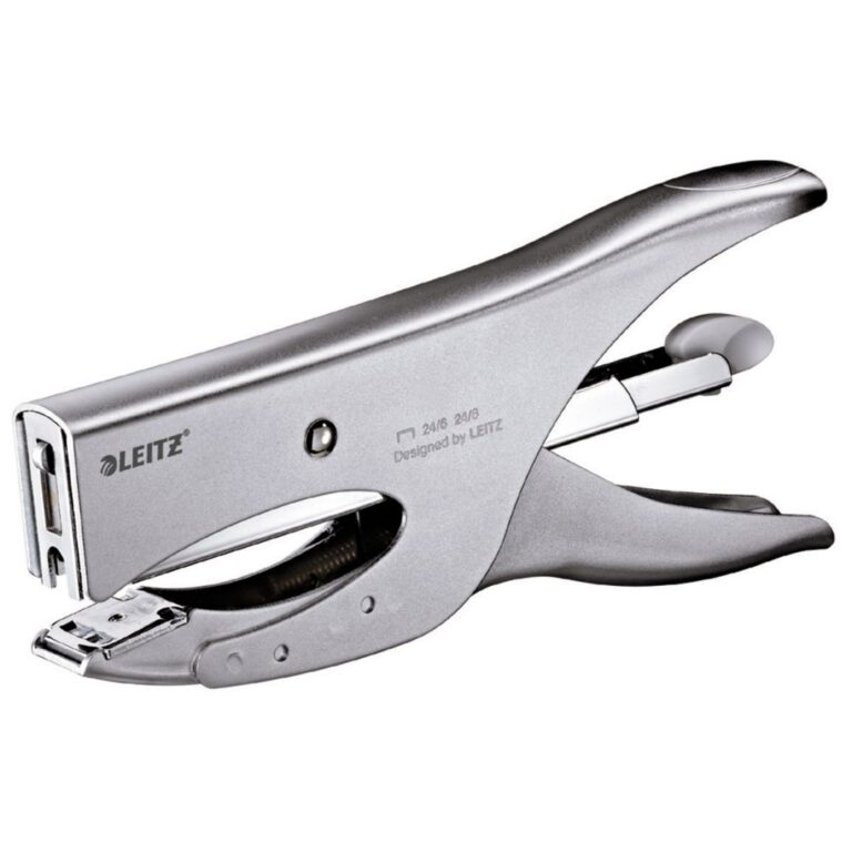 Segiklis replinis LEITZ PLIER 5549 24/6;24/8 METALLIC pilkas, sega iki 40lapų