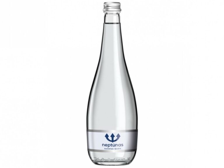 Mineralinis vanduo Neptūnas, gazuotas, stikle, 0.75l (D)