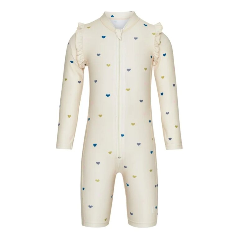 Maudymosi kostiumas vaikams Širdelės (1-4 m.) – 1,5-2 m.