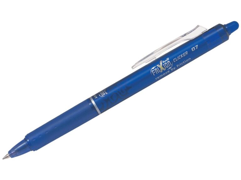 Automatinis tušinukas Pilot Frixion Clicker, gelinis, 0.7mm, su trintuku, mėlynos spalvos
