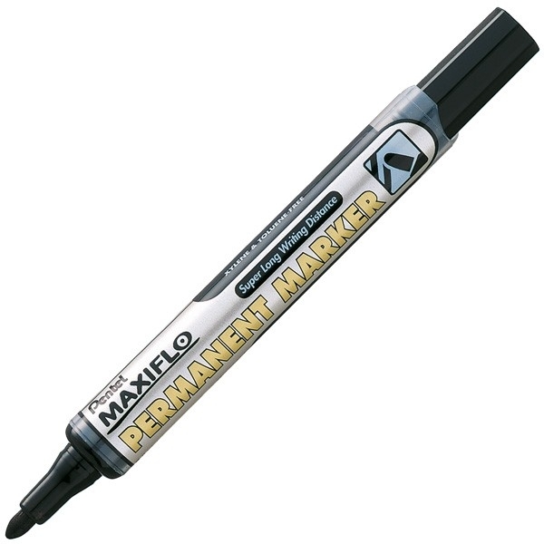 Permanentinis žymeklis Pentel NLF50 Maxiflo, juodos spalvos