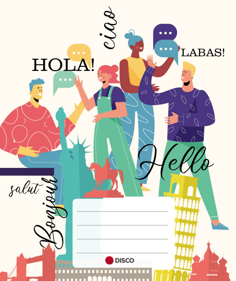 Žodynėlis užsienio kalboms, 32 lapų