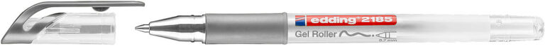 Gelinis rašiklis Edding Gel Roller 2185, 0.7mm, sidabrinės spalvos