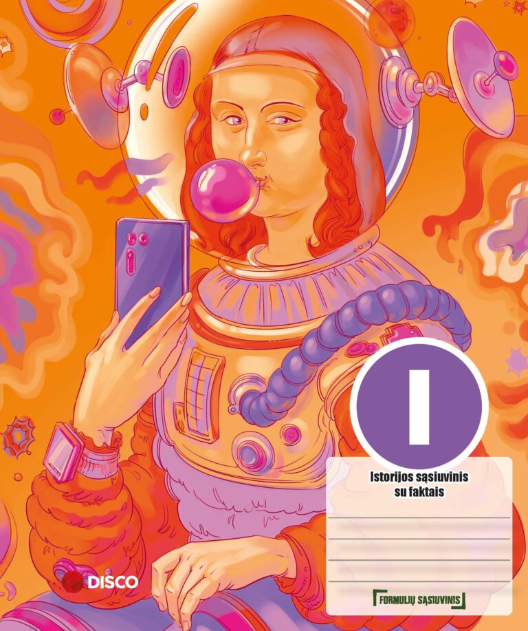 Formulių sąsiuvinis, istorijai, 38 lapų, langeliais