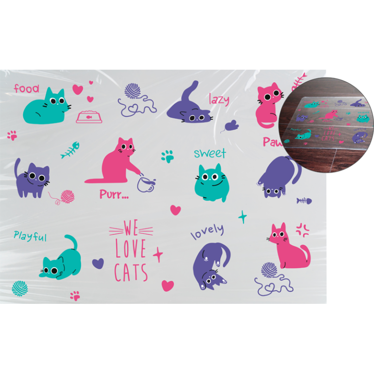 Stalo patiesalas deVENTE Juokingos katės 70x50cm