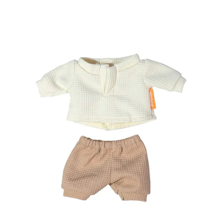 Miniland rusvas komplektas lėlei (21 cm)