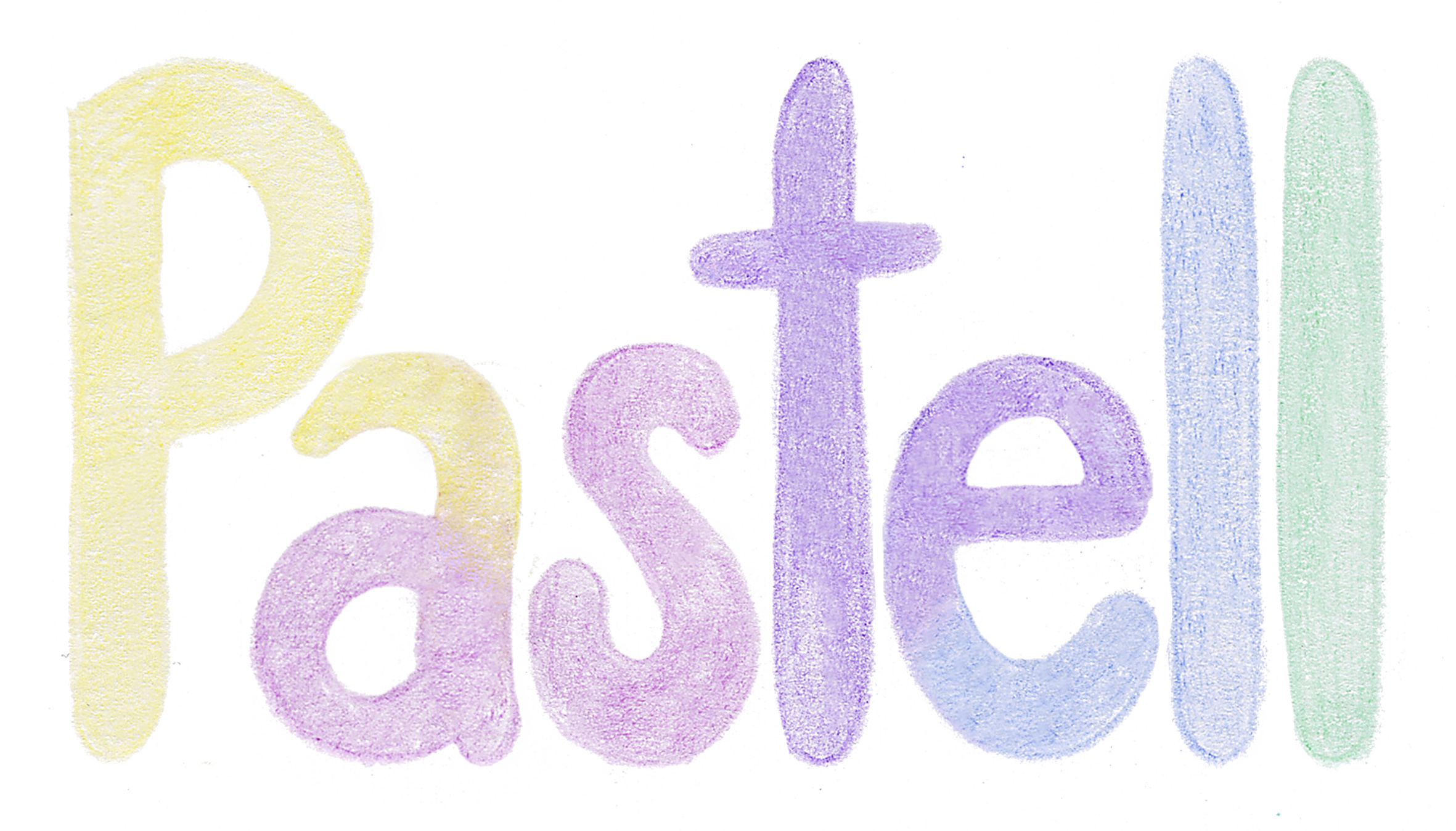 Rainbow, Jumbo Colour Grip Pastel, Pencils, Gift set, Set, lettering