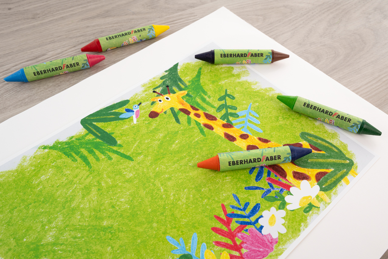 524098_Colori Duo wax crayons, 6 crayons = 12 colours