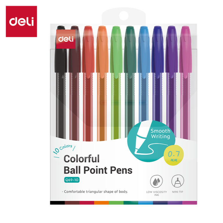 Tušinukai DELI, 0.7mm 10 spalvų