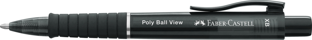 Automatinis tušinukas Faber-Castell PolyBall View, juodos spalvos – papildomas vaizdas 2 Automatinis tušinukas Faber-Castell PolyBall View, juodos spalvos – papildomas vaizdas 2