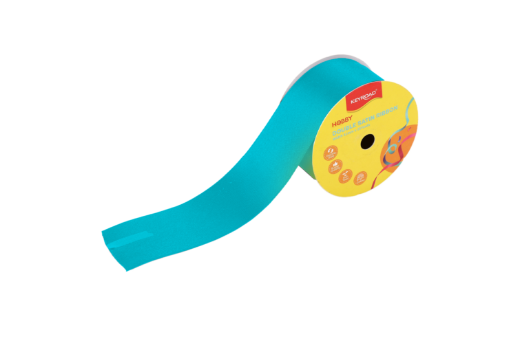 Satino juostelė Keyroad, 51mm x 25 m, šviesiai mėlynos spalvos 400